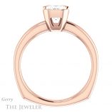 Emerald Cut Forever One Moissanite Engagement Ring #GTJ1194-emerald-fb-r 2 Emerald Cut Forever Brilliant Moissanite Engagement Ring #GTJ1194-emerald-fb-r