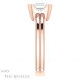 Emerald Cut Forever One Moissanite Engagement Ring #GTJ1194-emerald-fb-r 3 Emerald Cut Forever Brilliant Moissanite Engagement Ring #GTJ1194-emerald-fb-r