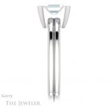 Emerald Cut Forever Brilliant Moissanite Engagement Ring #GTJ1194-emerald-fb-w