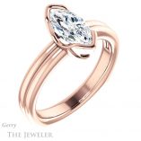 Marquise Cut Forever One Moissanite Engagement Ring #GTJ1194-marquise-fb-r 4 Marquise Cut Forever Brilliant Moissanite Engagement Ring #GTJ1194-marquise-fb-r