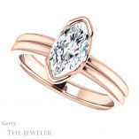 Marquise Cut Forever One Moissanite Engagement Ring #GTJ1194-marquise-fb-r 5 Marquise Cut Forever Brilliant Moissanite Engagement Ring #GTJ1194-marquise-fb-r