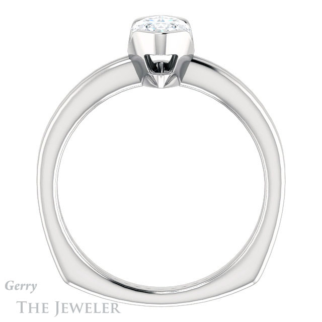 Marquise Cut Forever Brilliant Moissanite Engagement Ring #GTJ1194-marquise-fb-w