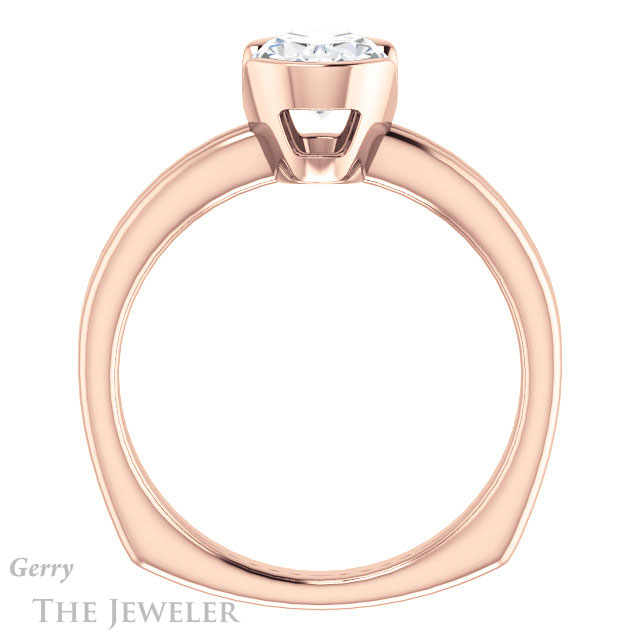 Oval Shaped Forever One Moissanite Engagement Ring #GTJ1194-oval-fo-r 2 Oval Shaped Forever One Moissanite Engagement Ring #GTJ1194-oval-fo-r