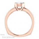 Round Cut Forever One Moissanite Engagement Ring #GTJ1194-round-fo-r 2 Round Cut Forever One Moissanite Engagement Ring #GTJ1194-round-fo-r