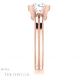 Round Cut Forever One Moissanite Engagement Ring #GTJ1194-round-fo-r 3 Round Cut Forever One Moissanite Engagement Ring #GTJ1194-round-fo-r