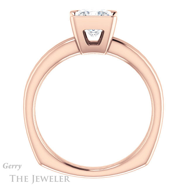 Princess Cut Forever One Moissanite Engagement Ring #GTJ1194-square-fo-r 2 Princess Cut Forever One Moissanite Engagement Ring #GTJ1194-square-fo-r