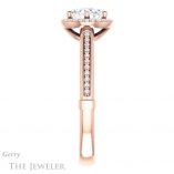 Oval Shaped Forever One Moissanite Engagement Ring #GTJ1195-oval-fo-r 3 Oval Shaped Forever One Moissanite Engagement Ring #GTJ1195-oval-fo-r