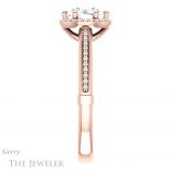 Round Cut Forever One Moissanite Engagement Ring #GTJ1195-round-fo-r 3 Round Cut Forever One Moissanite Engagement Ring #GTJ1195-round-fo-r