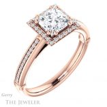 Princess Cut Forever One Moissanite Engagement Ring #GTJ1195-square-fo-r 4 Princess Cut Forever One Moissanite Engagement Ring #GTJ1195-square-fo-r