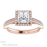 Princess Cut Forever One Moissanite Engagement Ring #GTJ1195-square-fo-r 1 Princess Cut Forever One Moissanite Engagement Ring #GTJ1195-square-fo-r