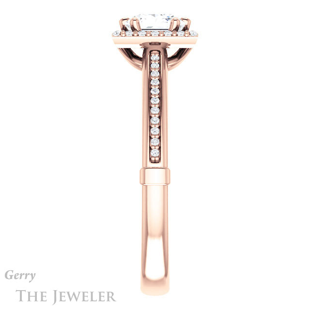 Princess Cut Forever One Moissanite Engagement Ring #GTJ1195-square-fo-r 3 Princess Cut Forever One Moissanite Engagement Ring #GTJ1195-square-fo-r