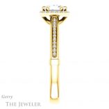 Princess Cut Forever One Moissanite Engagement Ring #GTJ1195-square-fo-y 3 Princess Cut Forever One Moissanite Engagement Ring #GTJ1195-square-fo-y