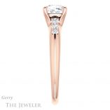Cushion Cut Forever One Moissanite Engagement Ring #GTJ1196-cushion-fo-r 3 Cushion Cut Forever One Moissanite Engagement Ring #GTJ1196-cushion-fo-r