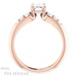 Emerald Cut Forever One Moissanite Engagement Ring #GTJ1196-emerald-fb-r 2 Emerald Cut Forever Brilliant Moissanite Engagement Ring #GTJ1196-emerald-fb-r