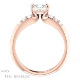 Princess Cut Forever One Moissanite Engagement Ring #GTJ1196-square-fo-r