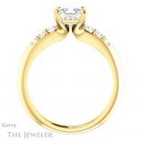 Princess Cut Forever One Moissanite Engagement Ring #GTJ1196-square-fo-y 2 Princess Cut Forever One Moissanite Engagement Ring #GTJ1196-square-fo-y