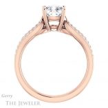 Cushion Cut Forever One Moissanite Engagement Ring #GTJ1198-cushion-fo-r