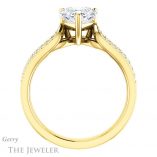 Heart Shaped Forever Brilliant Moissanite Engagement Ring #GTJ1198-heart-fb-y