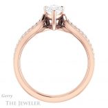 Pear Shaped Forever One Moissanite Engagement Ring #GTJ1198-pear-fb-r 2 Pear Shaped Forever Brilliant Moissanite Engagement Ring #GTJ1198-pear-fb-r