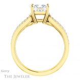 Princess Cut Forever One Moissanite Engagement Ring #GTJ1198-square-fo-y 2 Princess Cut Forever One Moissanite Engagement Ring #GTJ1198-square-fo-y