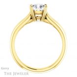 Cushion Cut Forever One Moissanite Engagement Ring #GTJ1200-cushion-fo-y