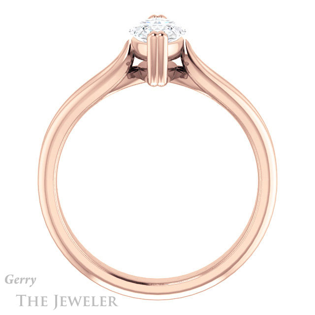Marquise Cut Forever Brilliant Moissanite Engagement Ring #GTJ1200-marquise-fb-r