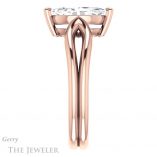 Marquise Cut Forever One Moissanite Engagement Ring #GTJ1200-marquise-fb-r 3 Marquise Cut Forever Brilliant Moissanite Engagement Ring #GTJ1200-marquise-fb-r