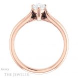 Pear Shaped Forever Brilliant Moissanite Engagement Ring #GTJ1200-pear-fb-r