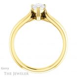 Pear Shaped Forever One Moissanite Engagement Ring #GTJ1200-pear-fb-y 2 Pear Shaped Forever Brilliant Moissanite Engagement Ring #GTJ1200-pear-fb-y