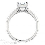Princess Cut Forever One Moissanite Engagement Ring #GTJ1200-square-fo-w
