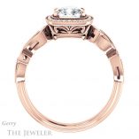 Cushion Cut Forever One Moissanite Engagement Ring #GTJ1201-cushion-fo-r 2 Cushion Cut Forever One Moissanite Engagement Ring #GTJ1201-cushion-fo-r