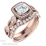 Cushion Cut Forever One Moissanite Engagement Ring #GTJ1201-cushion-fo-r 6 Cushion Cut Forever One Moissanite Engagement Ring #GTJ1201-cushion-fo-r