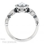 Marquise Cut Forever Brilliant Moissanite Engagement Ring #GTJ1201-marquise-fb-w