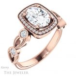 Oval Shaped Forever One Moissanite Engagement Ring #GTJ1201-oval-fo-r 4 Oval Shaped Forever One Moissanite Engagement Ring #GTJ1201-oval-fo-r
