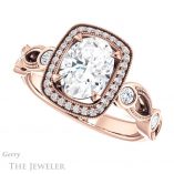 Oval Shaped Forever One Moissanite Engagement Ring #GTJ1201-oval-fo-r 5 Oval Shaped Forever One Moissanite Engagement Ring #GTJ1201-oval-fo-r