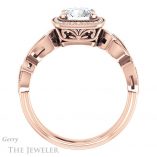Round Cut Forever One Moissanite Engagement Ring #GTJ1201-round-fo-r 2 Round Cut Forever One Moissanite Engagement Ring #GTJ1201-round-fo-r