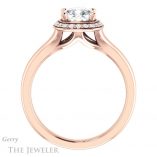 Cushion Cut Forever One Moissanite Engagement Ring #GTJ1202-cushion-fo-r 2 Cushion Cut Forever One Moissanite Engagement Ring #GTJ1202-cushion-fo-r