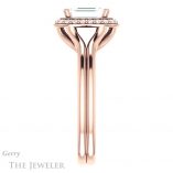 Emerald Cut Forever Brilliant Moissanite Engagement Ring #GTJ1202-emerald-fb-r