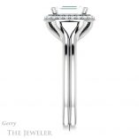 Emerald Cut Forever Brilliant Moissanite Engagement Ring #GTJ1202-emerald-fb-w