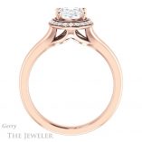 Oval Shaped Forever One Moissanite Engagement Ring #GTJ1202-oval-fo-r 2 Oval Shaped Forever One Moissanite Engagement Ring #GTJ1202-oval-fo-r