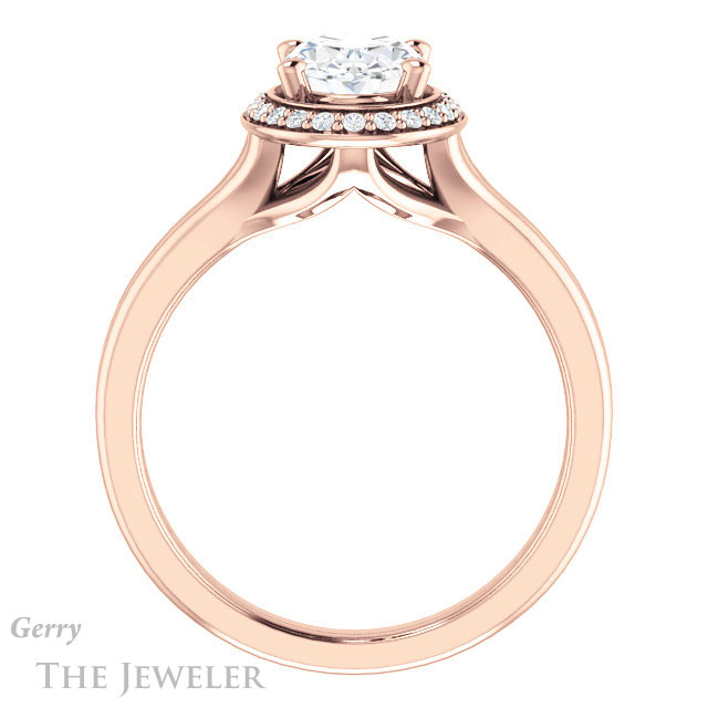 Oval Shaped Forever One Moissanite Engagement Ring #GTJ1202-oval-fo-r 2 Oval Shaped Forever One Moissanite Engagement Ring #GTJ1202-oval-fo-r
