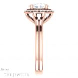Oval Shaped Forever One Moissanite Engagement Ring #GTJ1202-oval-fo-r 3 Oval Shaped Forever One Moissanite Engagement Ring #GTJ1202-oval-fo-r
