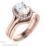Oval Shaped Forever One Moissanite Engagement Ring #GTJ1202-oval-fo-r 6 Oval Shaped Forever One Moissanite Engagement Ring #GTJ1202-oval-fo-r
