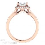 Princess Cut Forever One Moissanite Engagement Ring #GTJ1202-square-fo-r