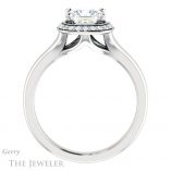 Princess Cut Forever One Moissanite Engagement Ring #GTJ1202-square-fo-w