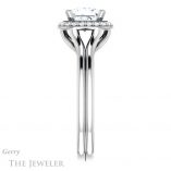 Princess Cut Forever One Moissanite Engagement Ring #GTJ1202-square-fo-w