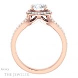 Round Cut Forever One Moissanite Engagement Ring #GTJ1203-round-fo-r 2 Round Cut Forever One Moissanite Engagement Ring #GTJ1203-round-fo-r