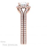 Princess Cut Forever One Moissanite Engagement Ring #GTJ1203-square-fo-r 3 Princess Cut Forever One Moissanite Engagement Ring #GTJ1203-square-fo-r