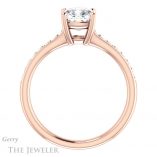 Cushion Cut Forever One Moissanite Engagement Ring #GTJ1206-cushion-fo-r