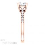 Cushion Cut Forever One Moissanite Engagement Ring #GTJ1206-cushion-fo-r